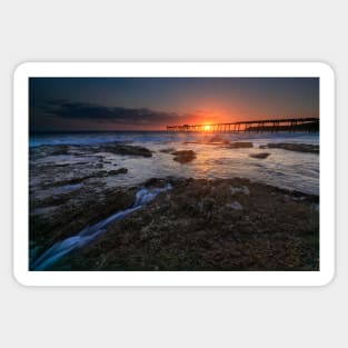 Catherine Hill Bay sunrise Sticker